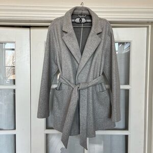 Zara Gray Pea Coat for Women
